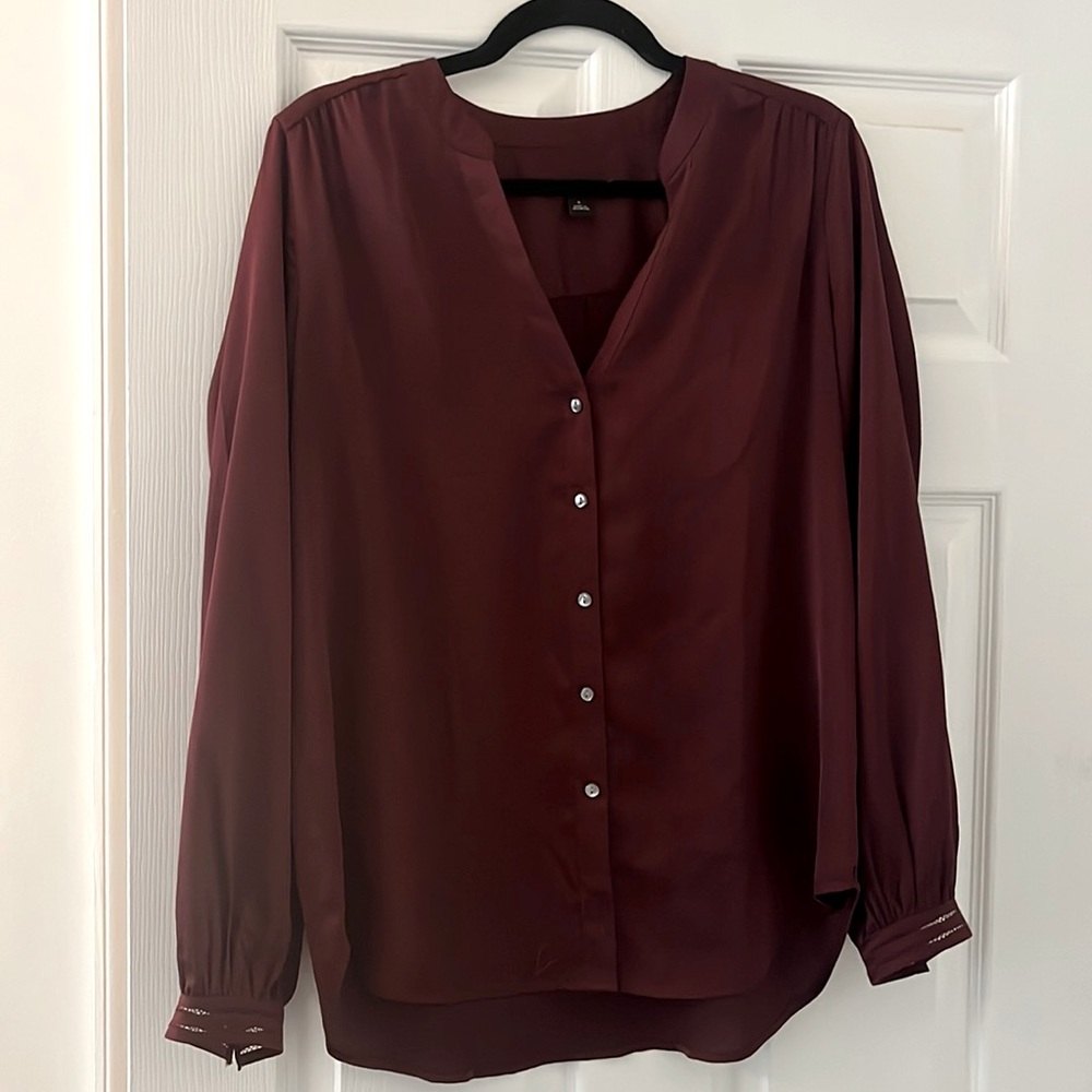 Beautiful burgundy blouse